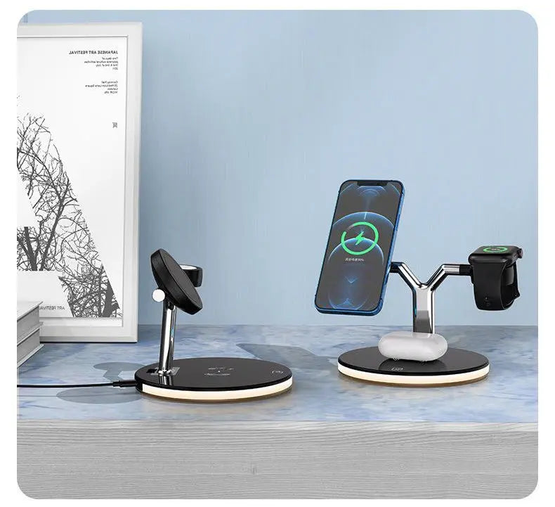 Charge Everything, All at Once — Simple 3-in-1 Magnetic Wireless Charger - Chargenza 