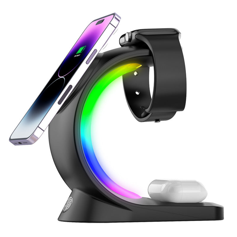 All-in-One Magnetic Charger with Soothing Light & Fast Charge